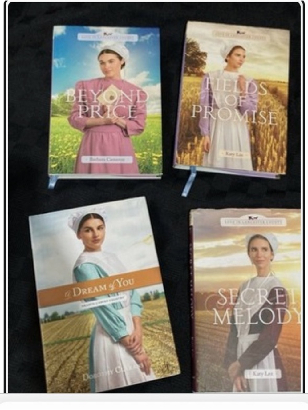 Love in Lancaster County Christian Fiction Paperbacks -
